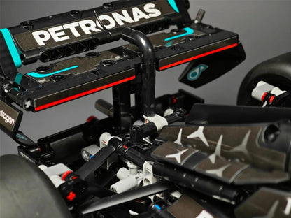 Technology 1642PCS Mechanical Racing Car Building Blocks – W14 Venue Racing Model Kit for Adults & Kids