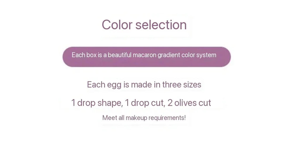 4PCS Makeup Sponge Blender Beauty Egg Cosmetic Puff – Soft Foundation & Powder Sponges for Women, Professional Beauty Tools