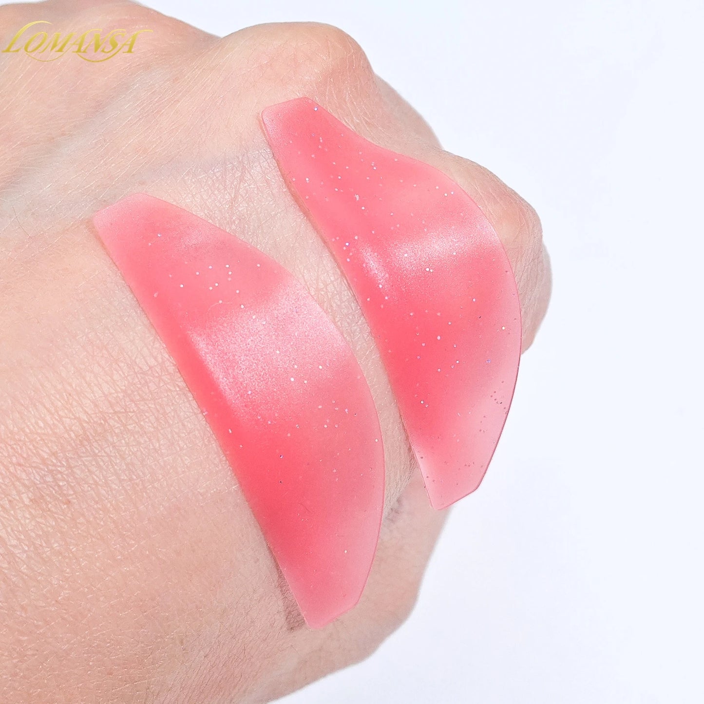 Lomansa 1 Pair Silicone Lash Softening Pads – Eyelash Perm Rods & Shields for Lash Lifting, Professional Eyelash Accessories