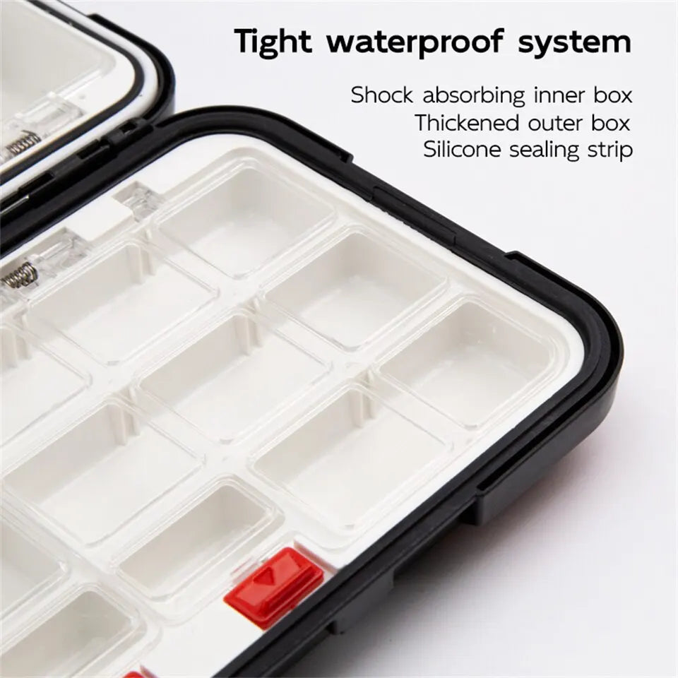 Premium Waterproof Double-Sided Fishing Tackle Box – Multifunctional Bait & Tool Organizer