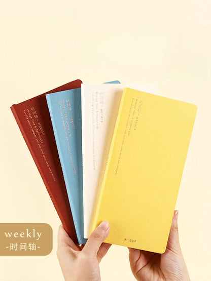 Kinbor Weekly Planner Notebook – Undated Daily & Monthly Agenda Journa
